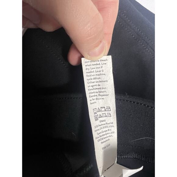 Women's The Perfect Pant Slim Straight Pants Spanx Black Size XS $138 20254R - Picture 8 of 13
